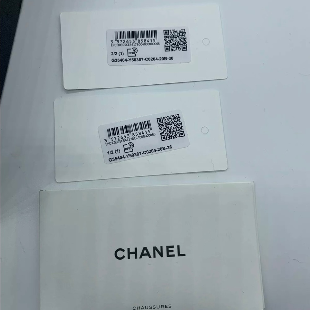 Chanel Pearl sling back shoes sandals size 6 with receipt, box, dust bag - Picture 5 of 8